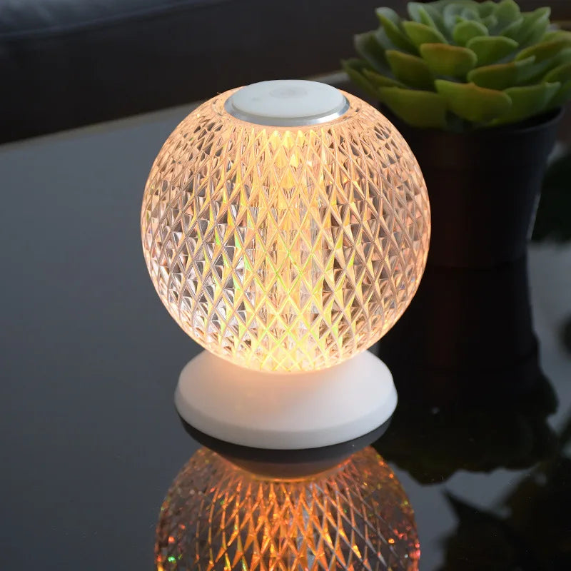 Crystal Table Lamp - Cordless Modern Lighting