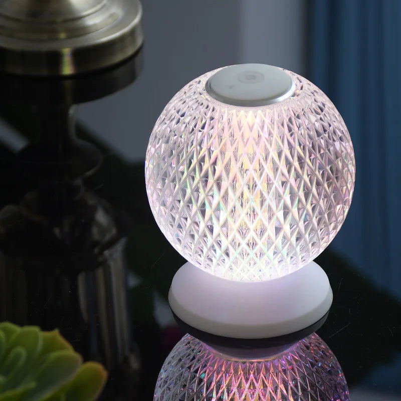 Crystal Table Lamp - Cordless Modern Lighting