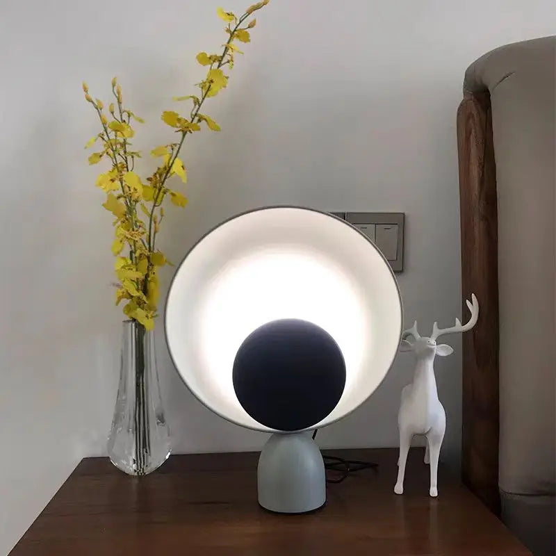 Scandinavian Table Lamp with Warm White Light