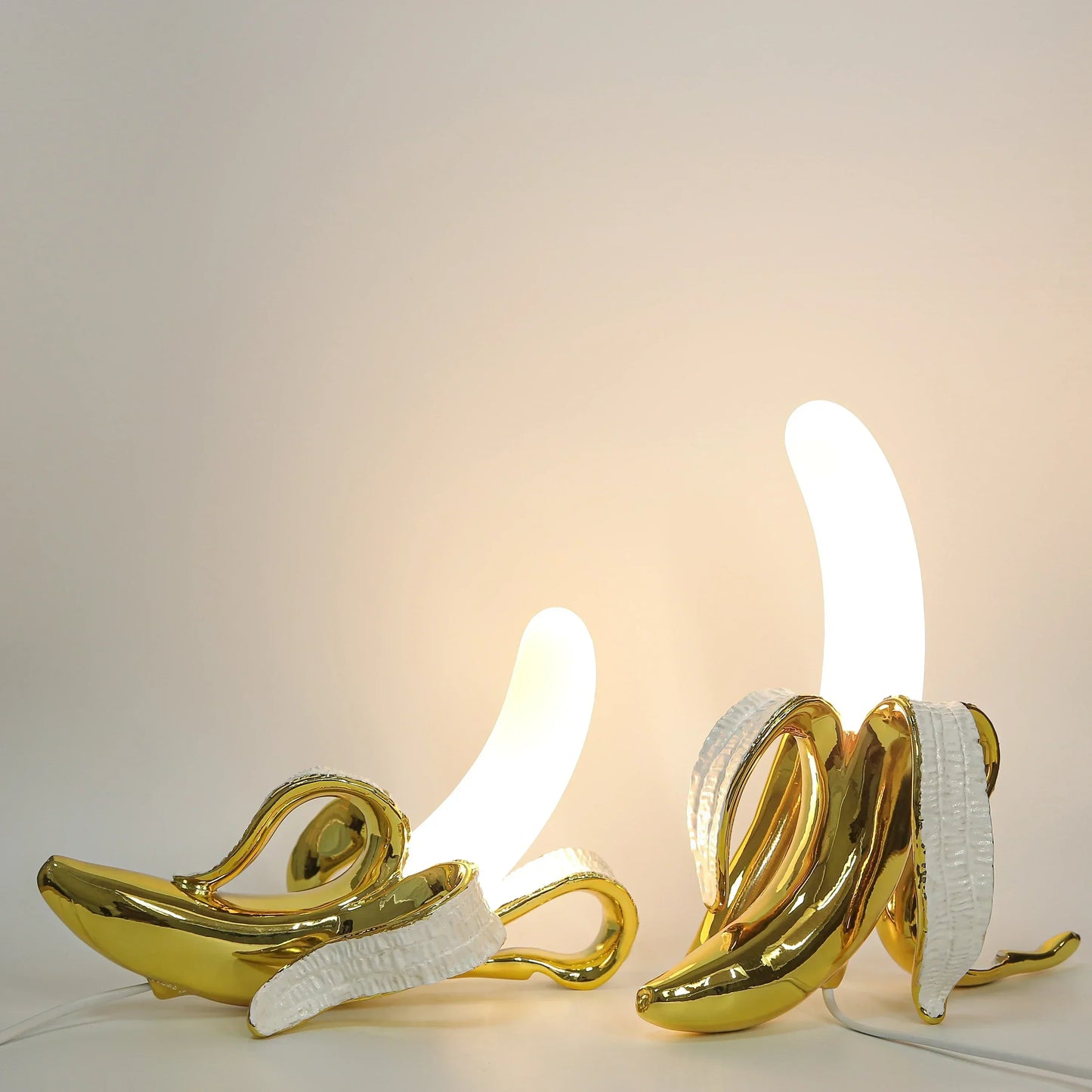 Banana-Shaped Decorative Table Lamp with Warm LED Light