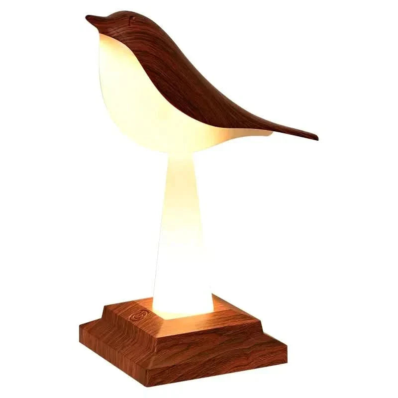Eclectus Bird Table Lamp with USB Power Supply