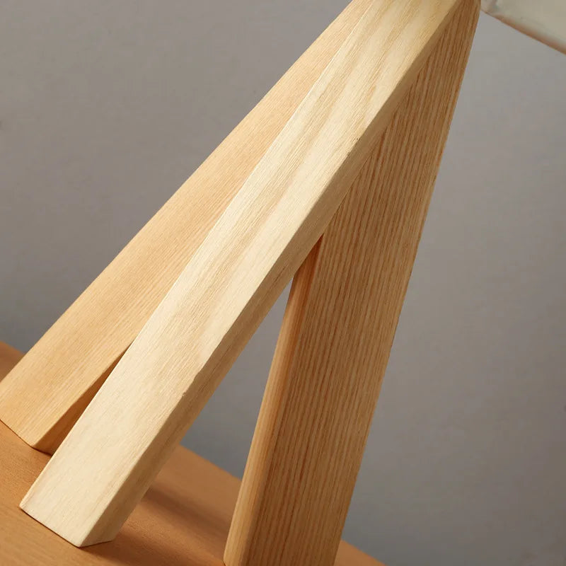 Wooden Table Lamp with Modern Design and Soothing Illumination