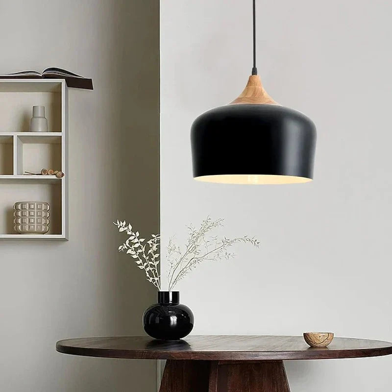 Flower-Shaped Glass Pendant Lamp