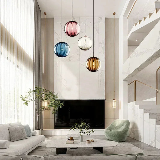 Modern LED Pendant Light with Integrated Bright LEDs