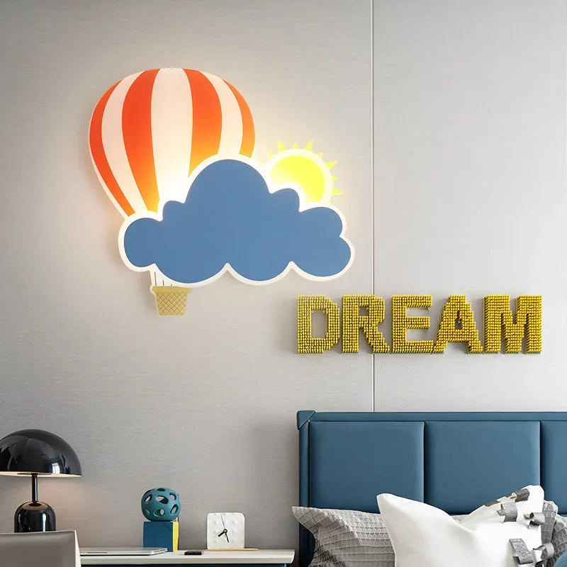 LED Wall Lamp for Kids' Rooms and Hallways - Playful Design with Soft Light