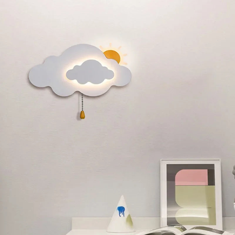 LED Wall Lamp for Kids' Rooms and Hallways - Playful Design with Soft Light