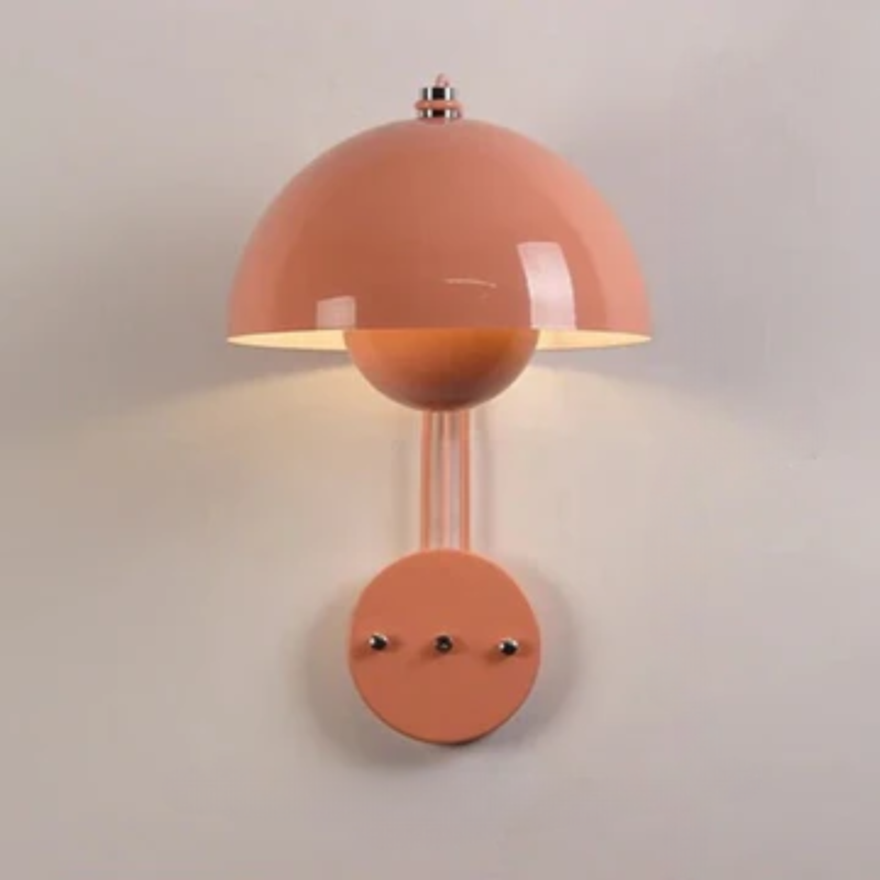 LED Mushroom Wall Lamp - Modern Night Light for Bedroom