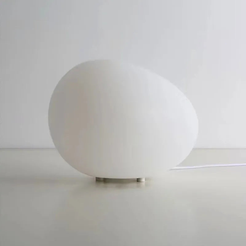 Dimmable Minimalist LED Table Lamp in Matte Black and White