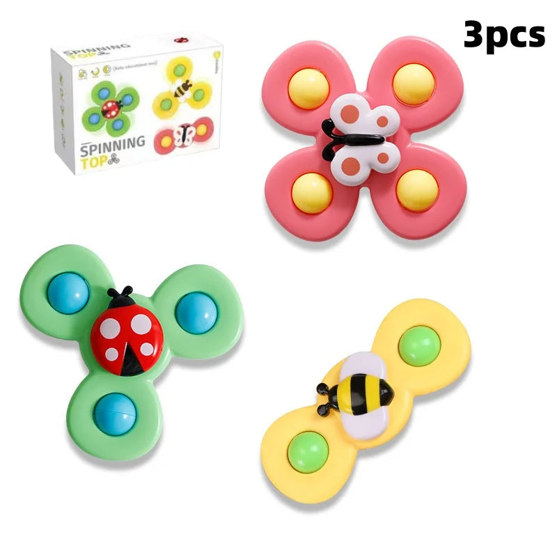 Montessori Water Wheel Bath Toy Set with Melodies and Tactile Buttons
