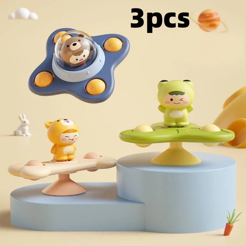 Montessori Water Wheel Bath Toy Set with Melodies and Tactile Buttons