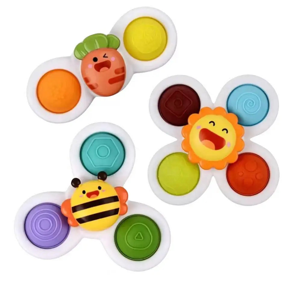 Montessori Water Wheel Bath Toy Set with Melodies and Tactile Buttons