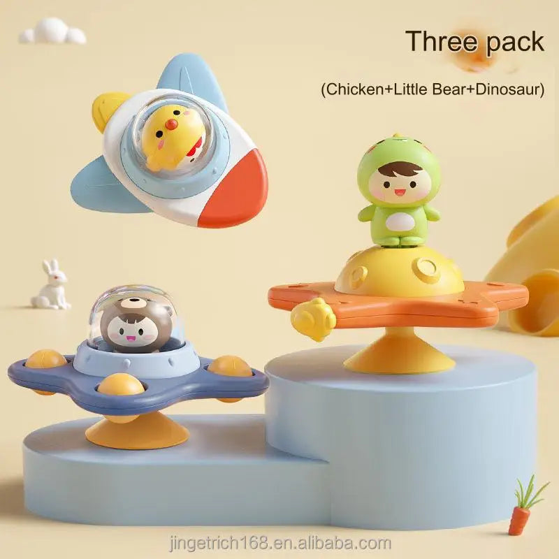 Montessori Water Wheel Bath Toy Set with Melodies and Tactile Buttons
