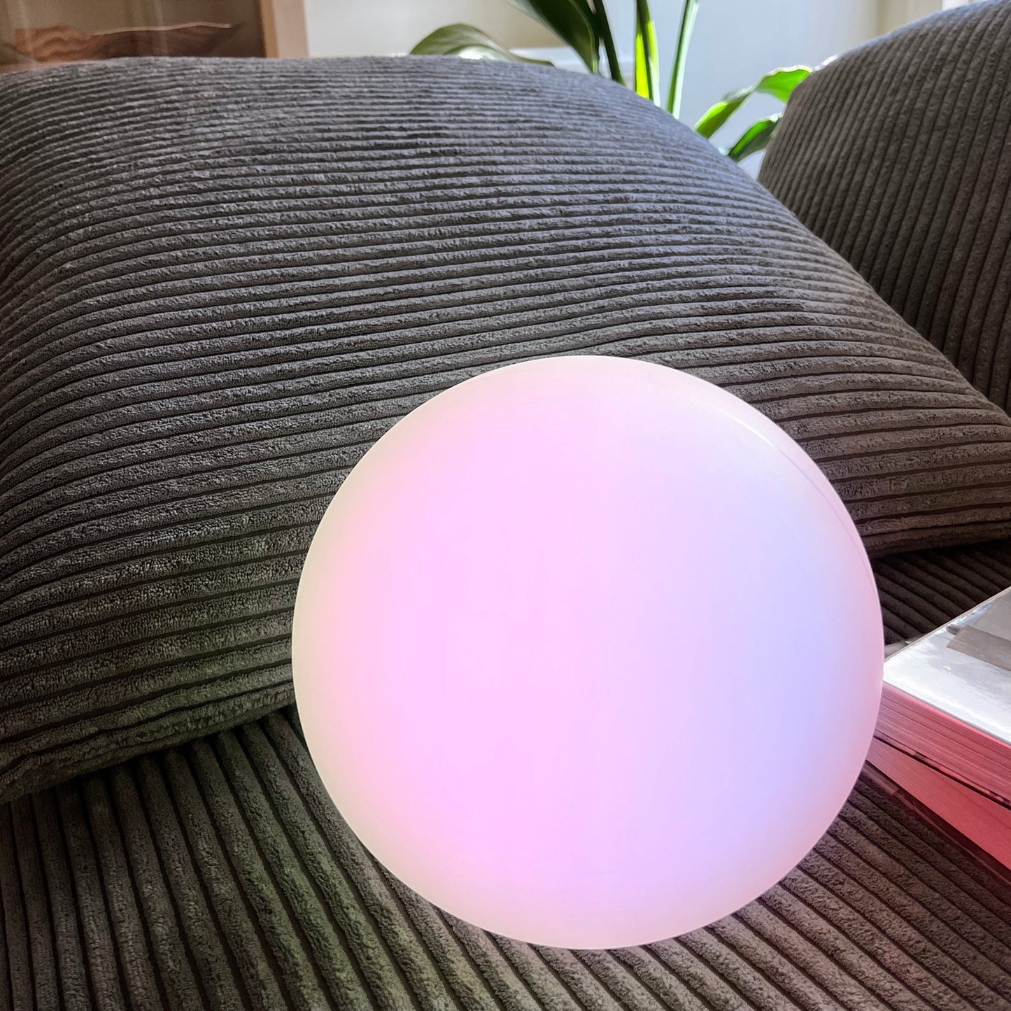 Wireless LED Table Lamp with 16 Color Options - Rechargeable Indoor and Outdoor Light