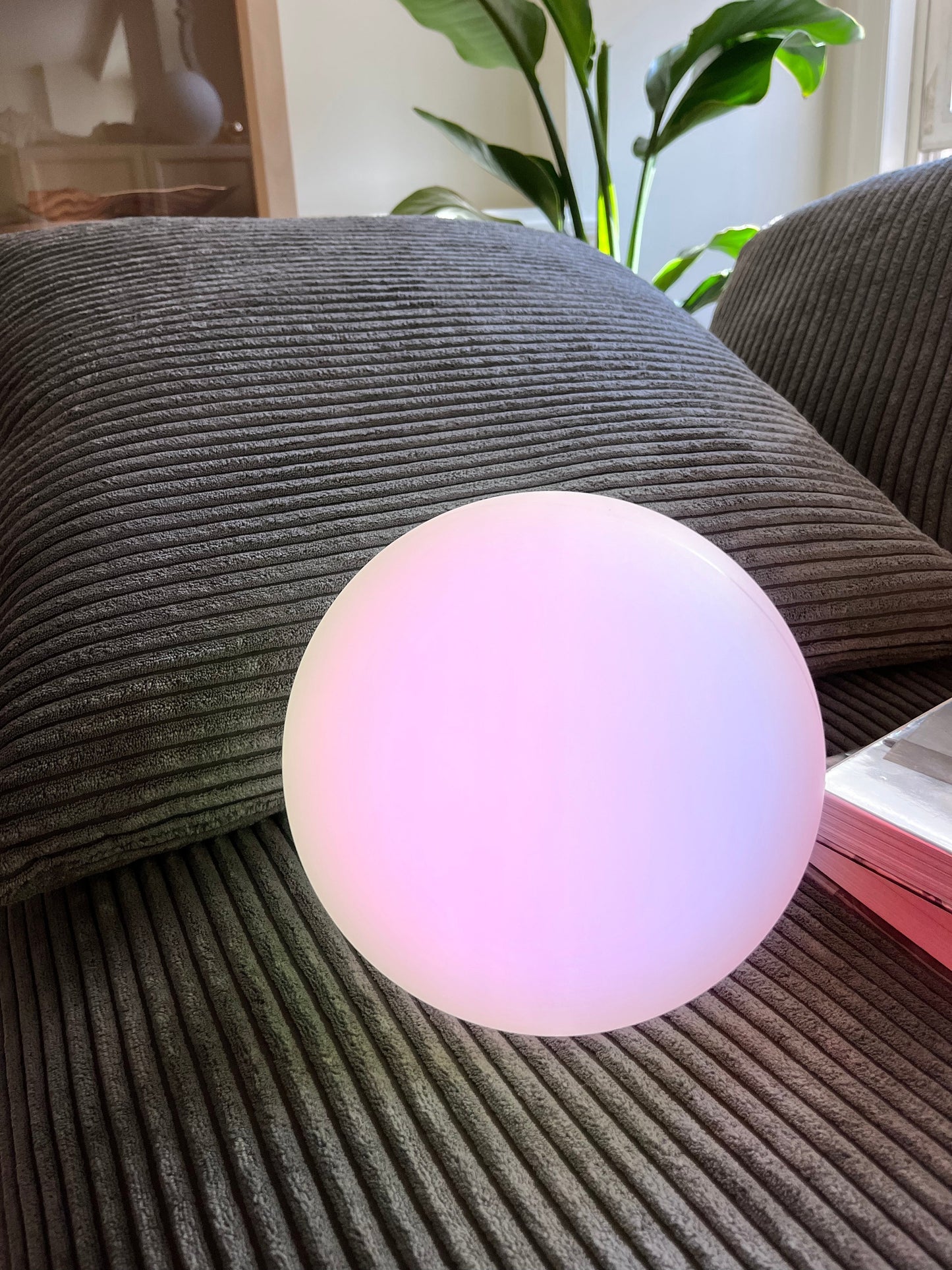 Wireless LED Table Lamp with 16 Color Options - Rechargeable Indoor and Outdoor Light