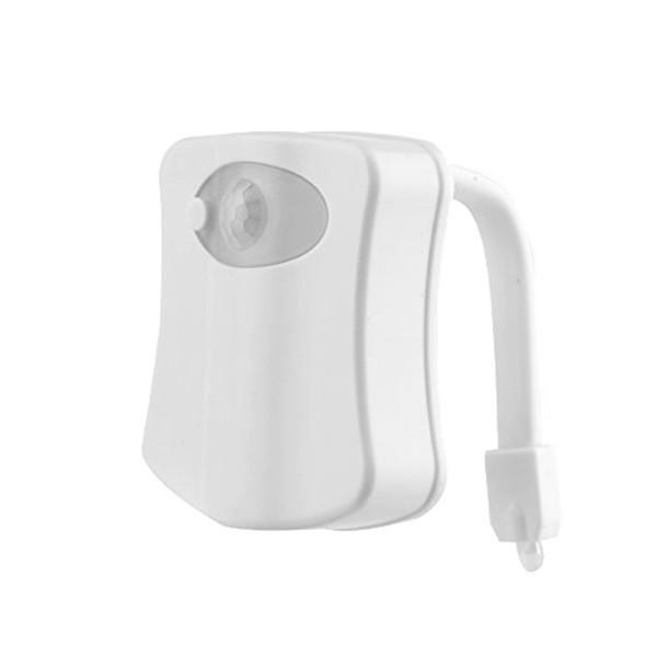 Motion-Activated LED Toilet Night Light with Adjustable Arm