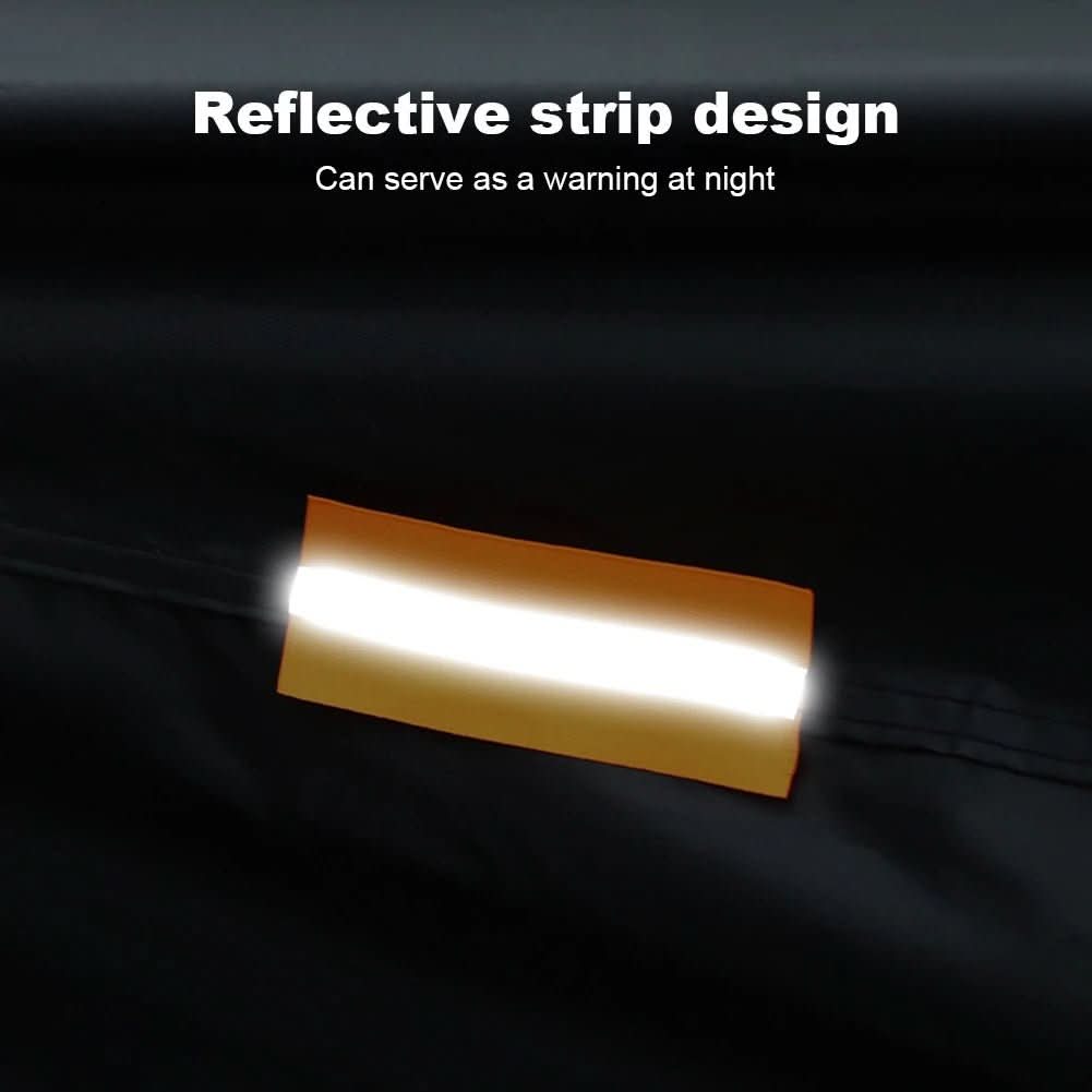 Waterproof Motorcycle Cover with UV Protection and Reflective Stripes