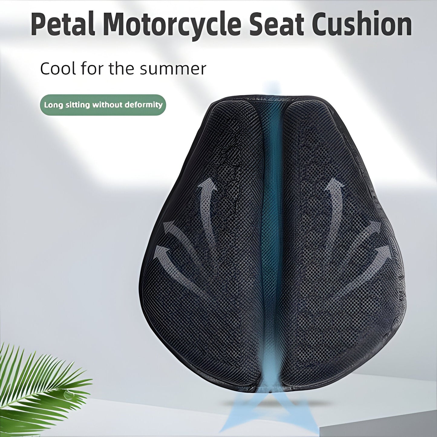 Gel Motorcycle Seat Cushion with Anti-Slip Design for Long Rides