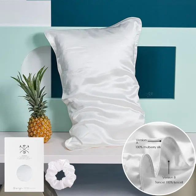 100% Mulberry Silk Pillowcase - Ultra-Soft Luxury Bedding