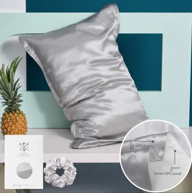100% Mulberry Silk Pillowcase - Ultra Soft Luxury Bedding