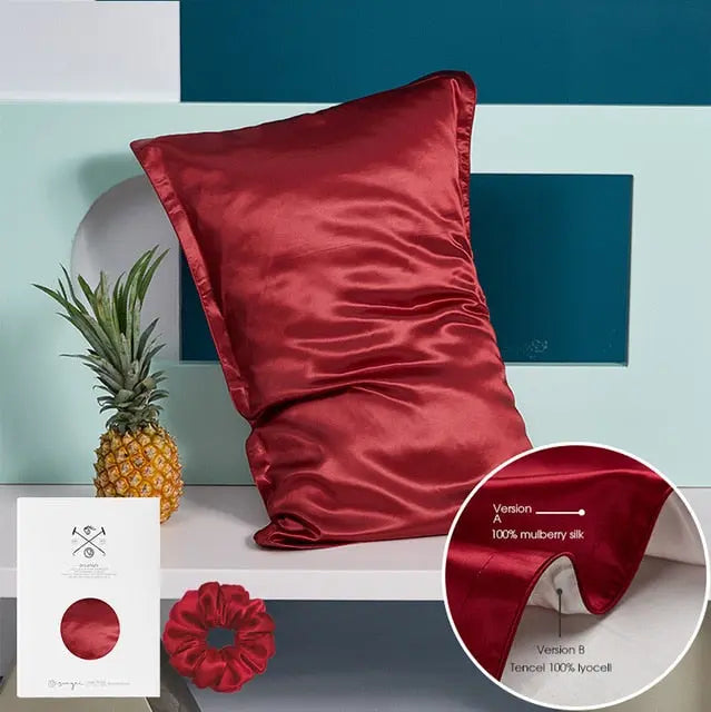 100% Mulberry Silk Pillowcase - Ultra Soft Luxury Bedding
