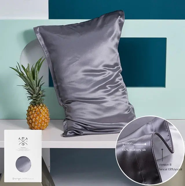 100% Mulberry Silk Pillowcase - Ultra-Soft Luxury Bedding