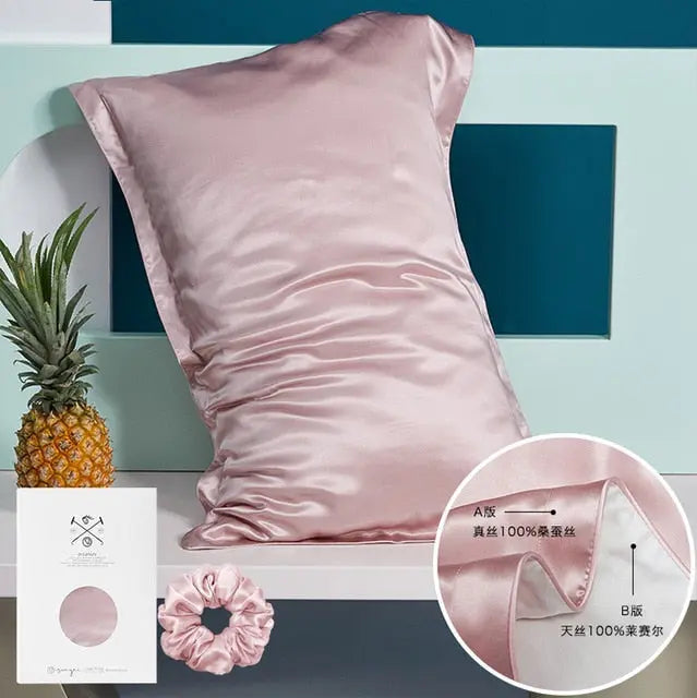100% Mulberry Silk Pillowcase - Ultra Soft Luxury Bedding