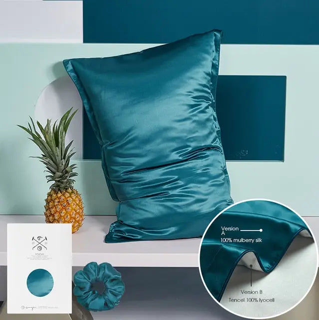 100% Mulberry Silk Pillowcase - Ultra-Soft Luxury Bedding