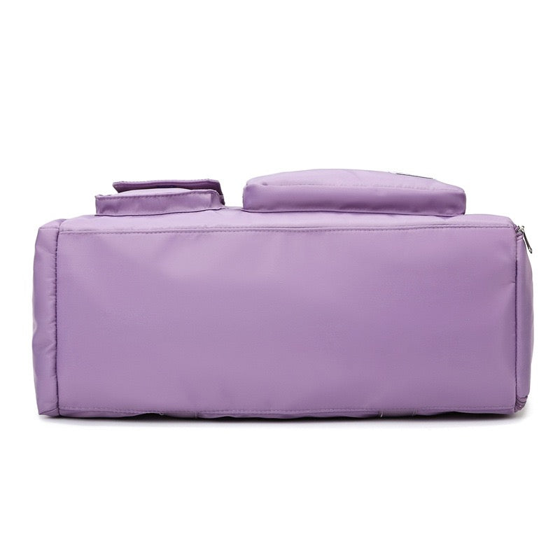 Multi-Pocket Waterproof Duffle Bag with Shoe Compartment