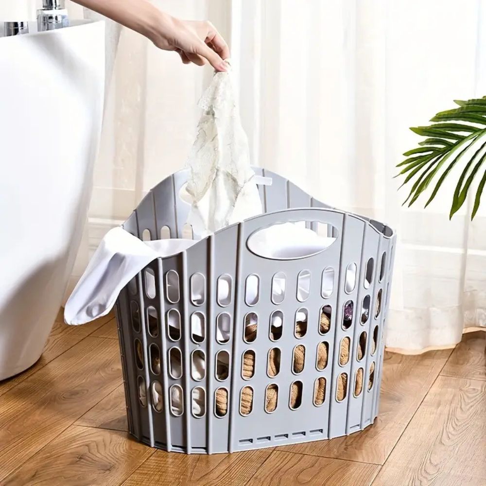 Foldable Multi-Purpose Storage Basket for Laundry and Toys