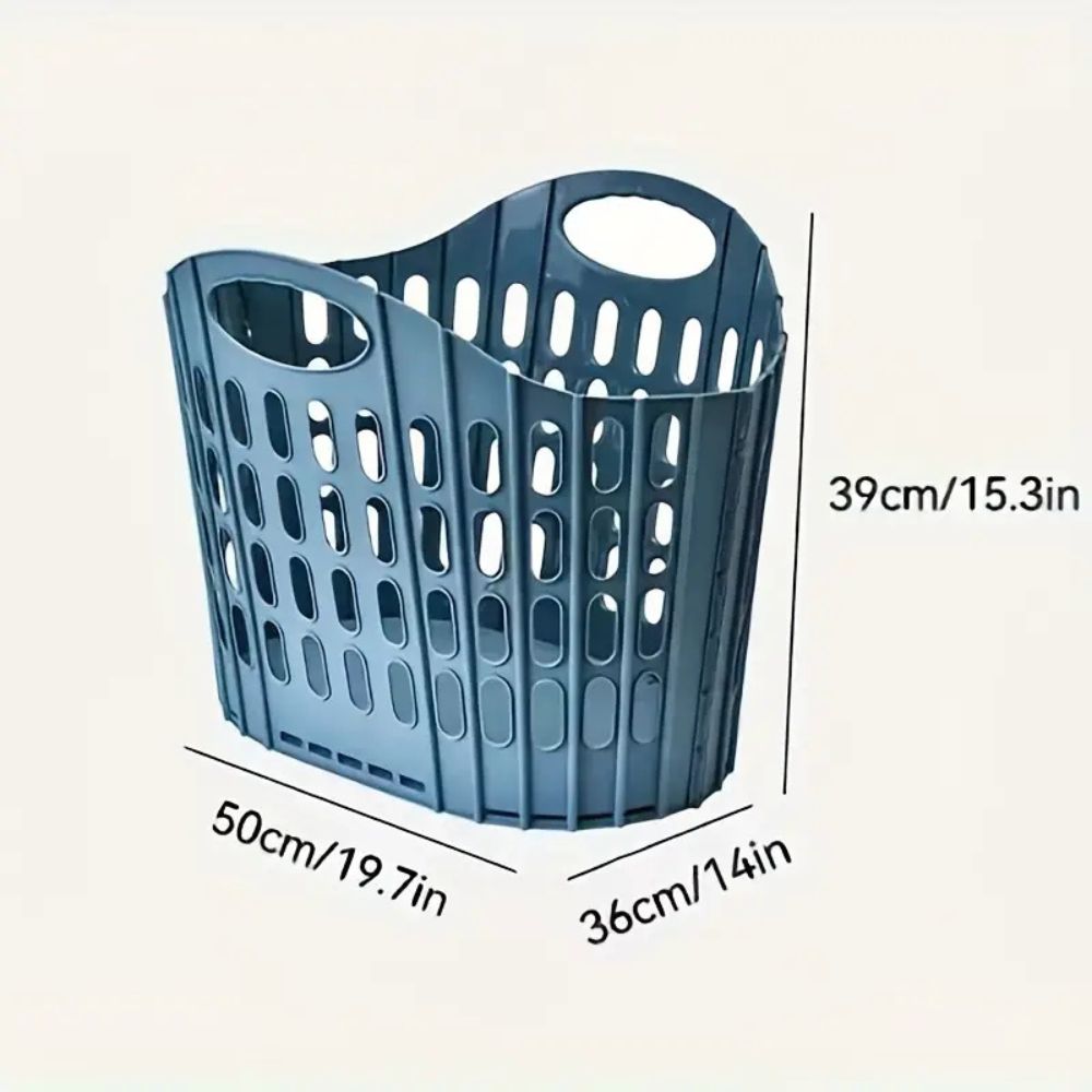 Foldable Multi-Purpose Storage Basket for Laundry and Toys
