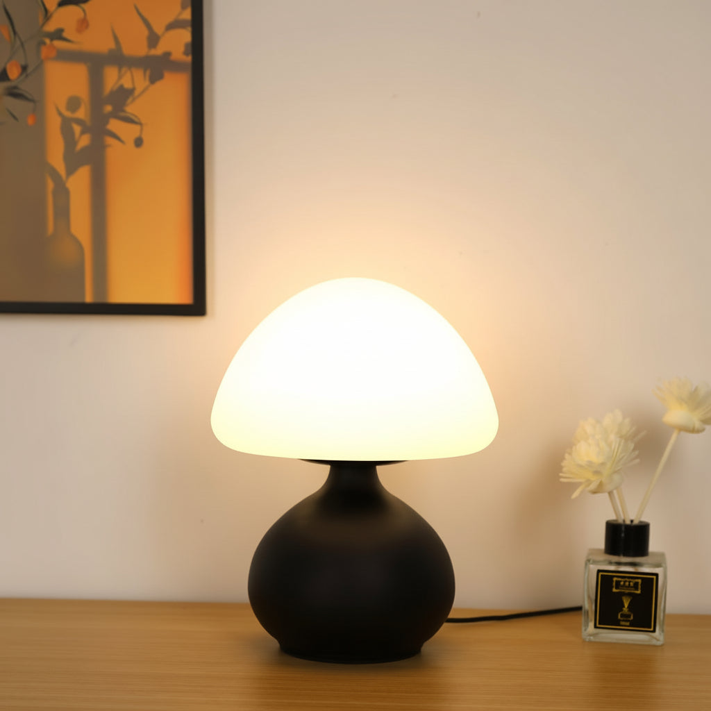 Adjustable LED Mushroom Table Lamp with 3 Color Lighting