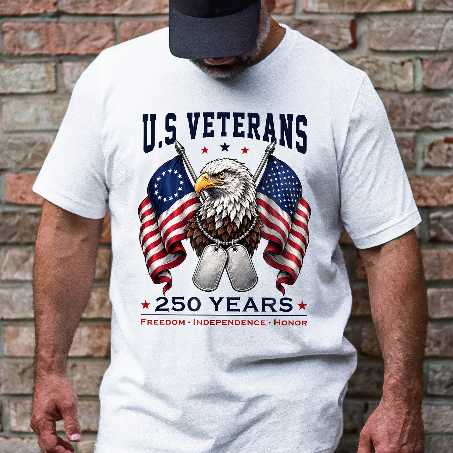 Patriotic Eagle T-shirt 250 Years Independence Bella Canvas Unisex Tee
