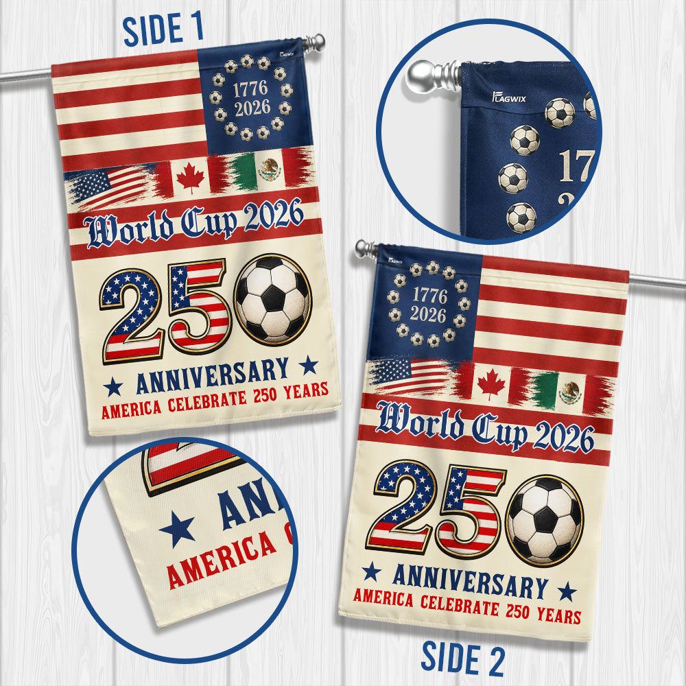 250th Anniversary US Flag for World Cup 2026 Celebration