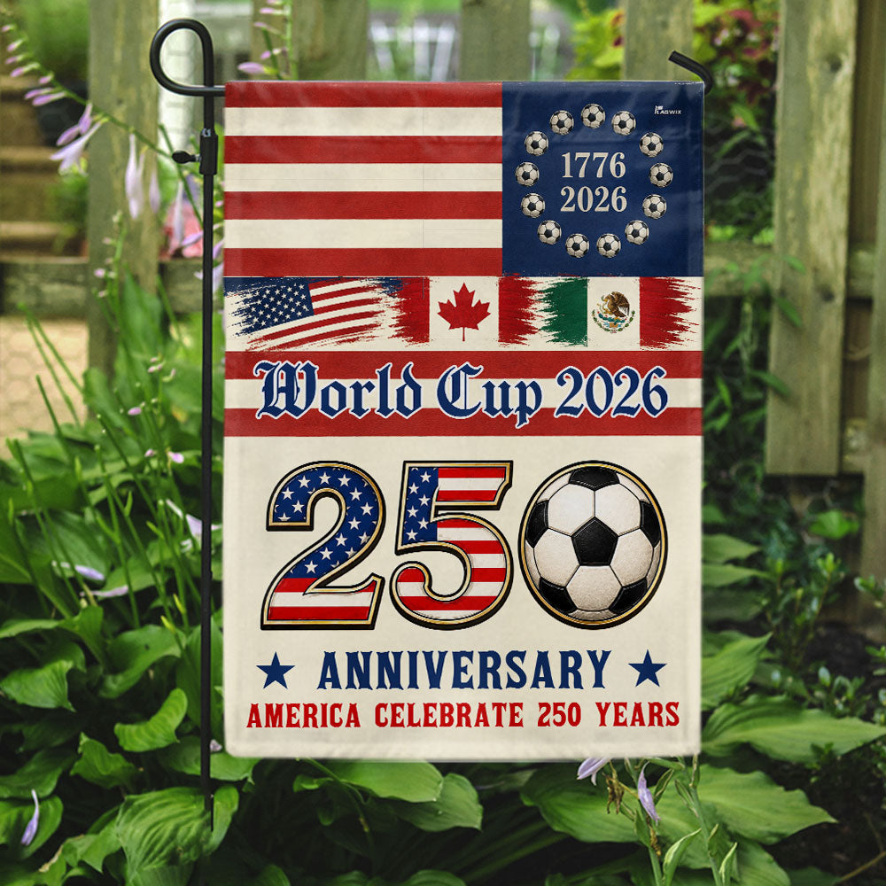 250th Anniversary US Flag for World Cup 2026 Celebration