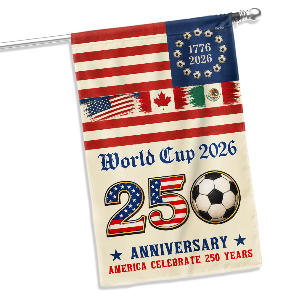 250th Anniversary US Flag for World Cup 2026 Celebration