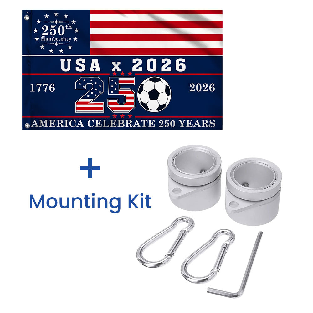 USA 2026 World Cup 250th Anniversary Grommet Flag