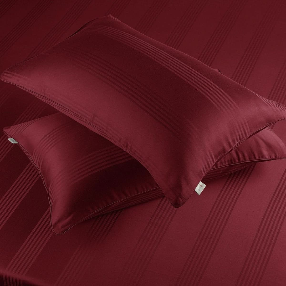 100% Cotton Pillowcases - Soft, Breathable, Durable - Minimalist Design in White, Sand, Light Gray, Anthracite