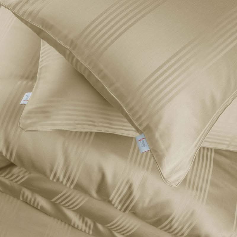 100% Cotton Pillowcases - Soft, Breathable, Durable - Minimalist Design in White, Sand, Light Gray, Anthracite