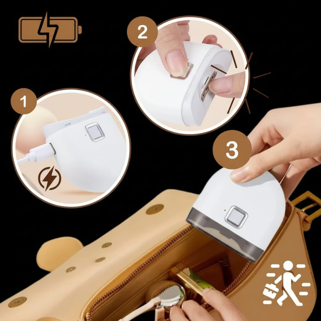 Electric Nail Clipper with LED Light and Rechargeable Battery