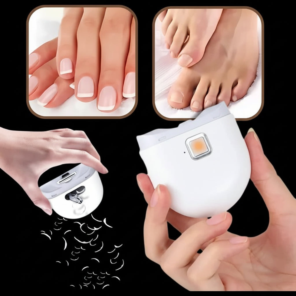 Electric Nail Clipper with LED Light and Rechargeable Battery