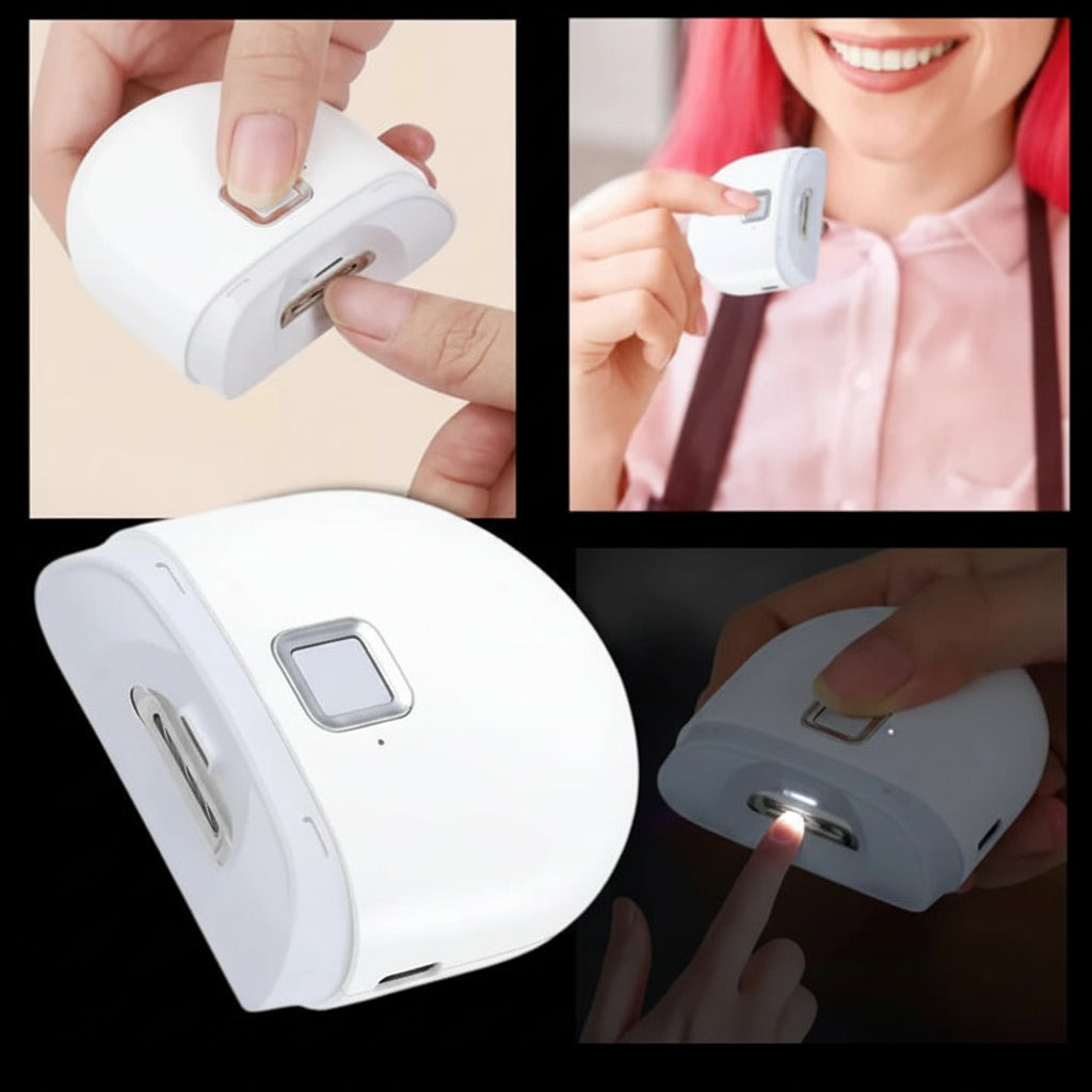 Electric Nail Clipper with LED Light and Rechargeable Battery