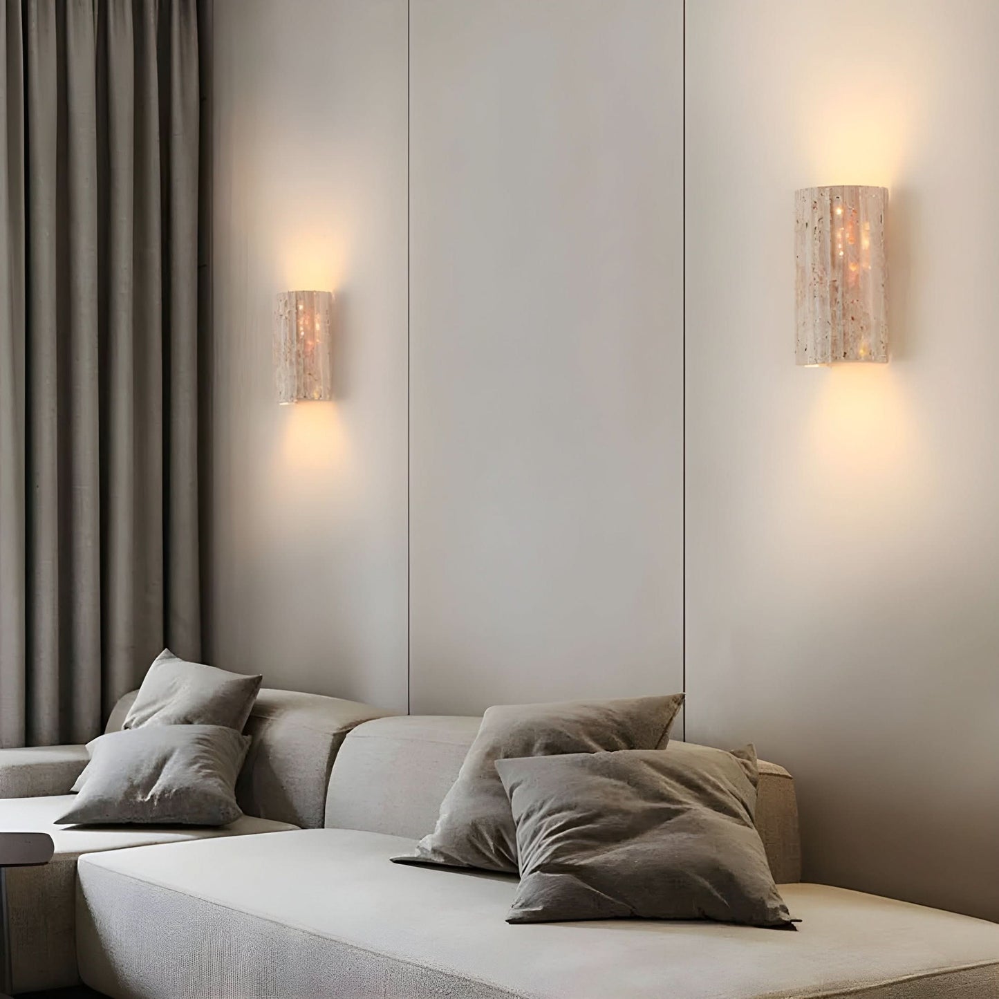 Natural Stone LED Wall Sconce Light Fixture