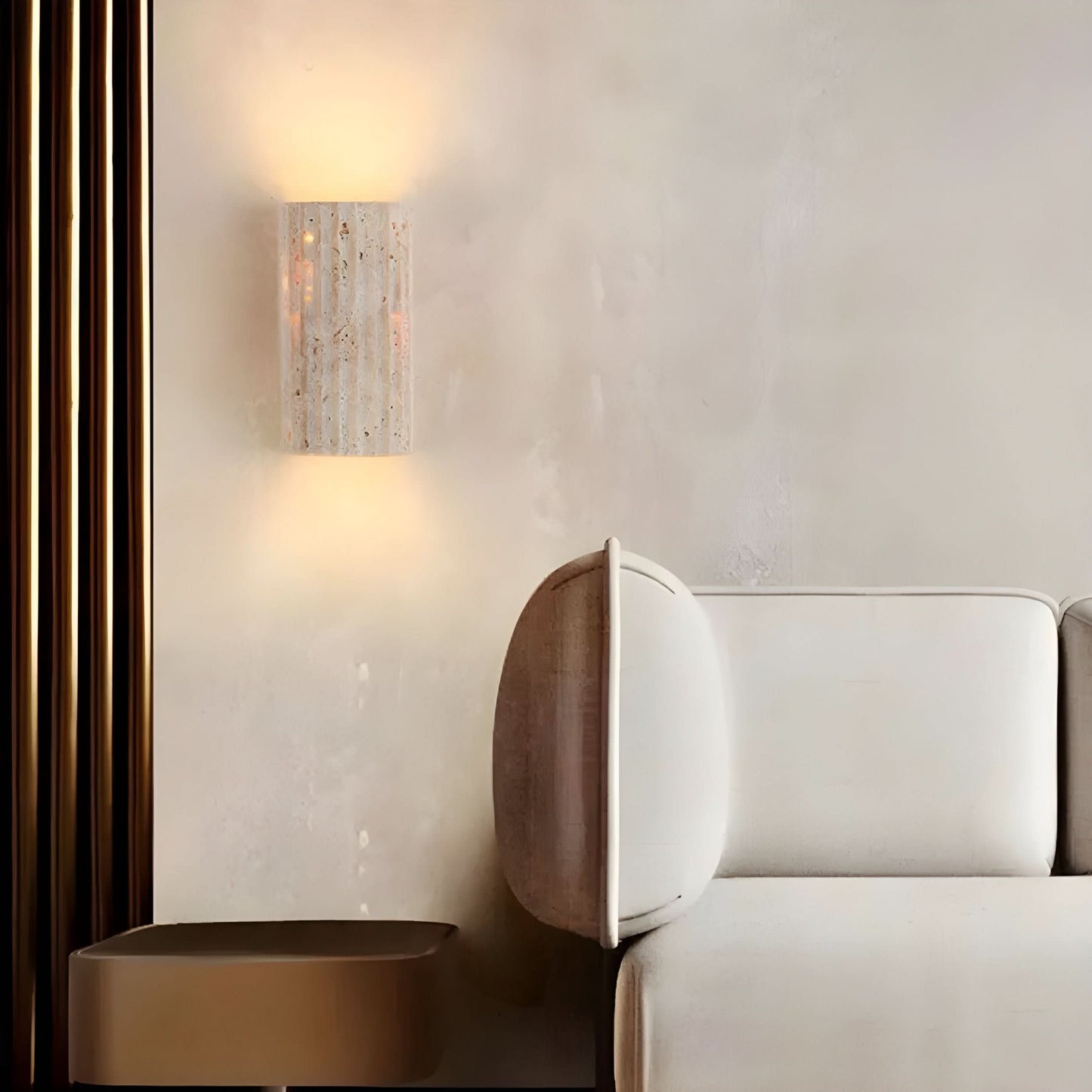 Natural Stone LED Wall Sconce Light Fixture