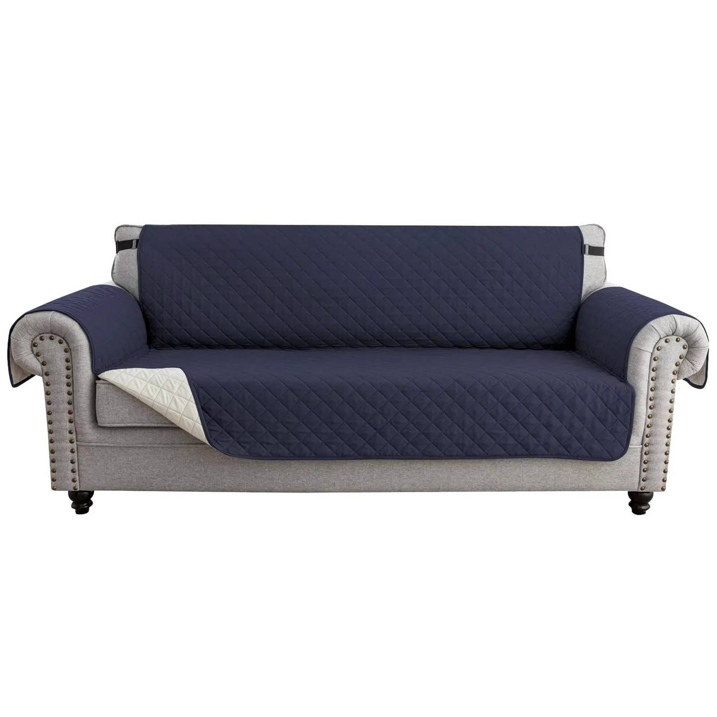 Reversible Water Resistant Sofa Cover for 3 Cushion Couch