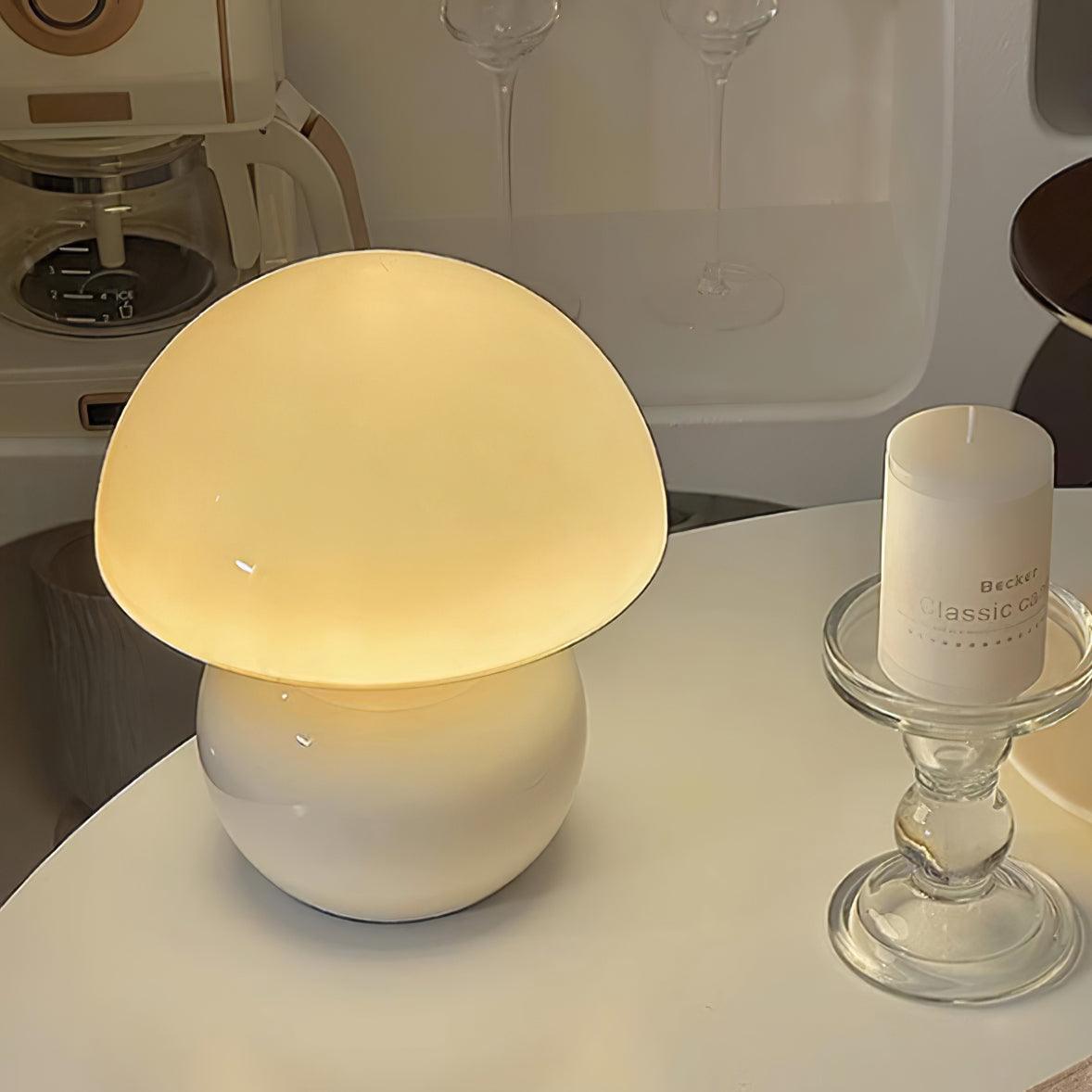 Modern Minimalist Ceramic Table Lamp with Soft Light Diffusion