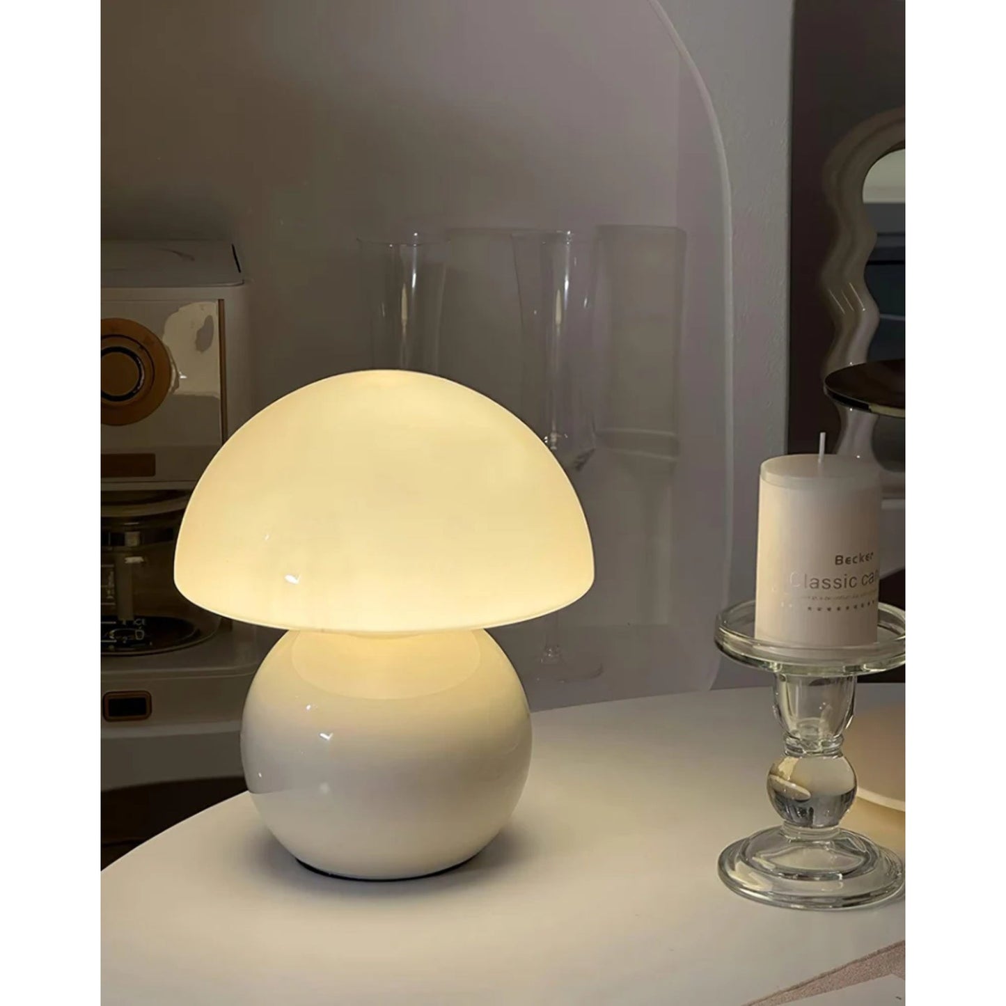 Modern Minimalist Ceramic Table Lamp with Soft Light Diffusion
