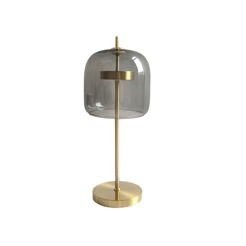 Modern Plastic and Metal Table Lamp with Warm Soothing Light