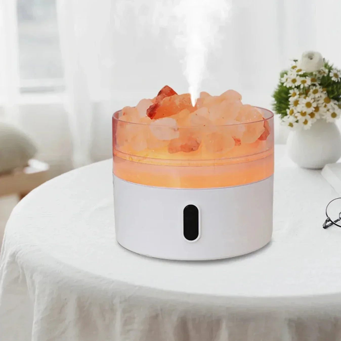 USB Himalayan Salt Lamp Diffuser and Essential Oil Humidifier