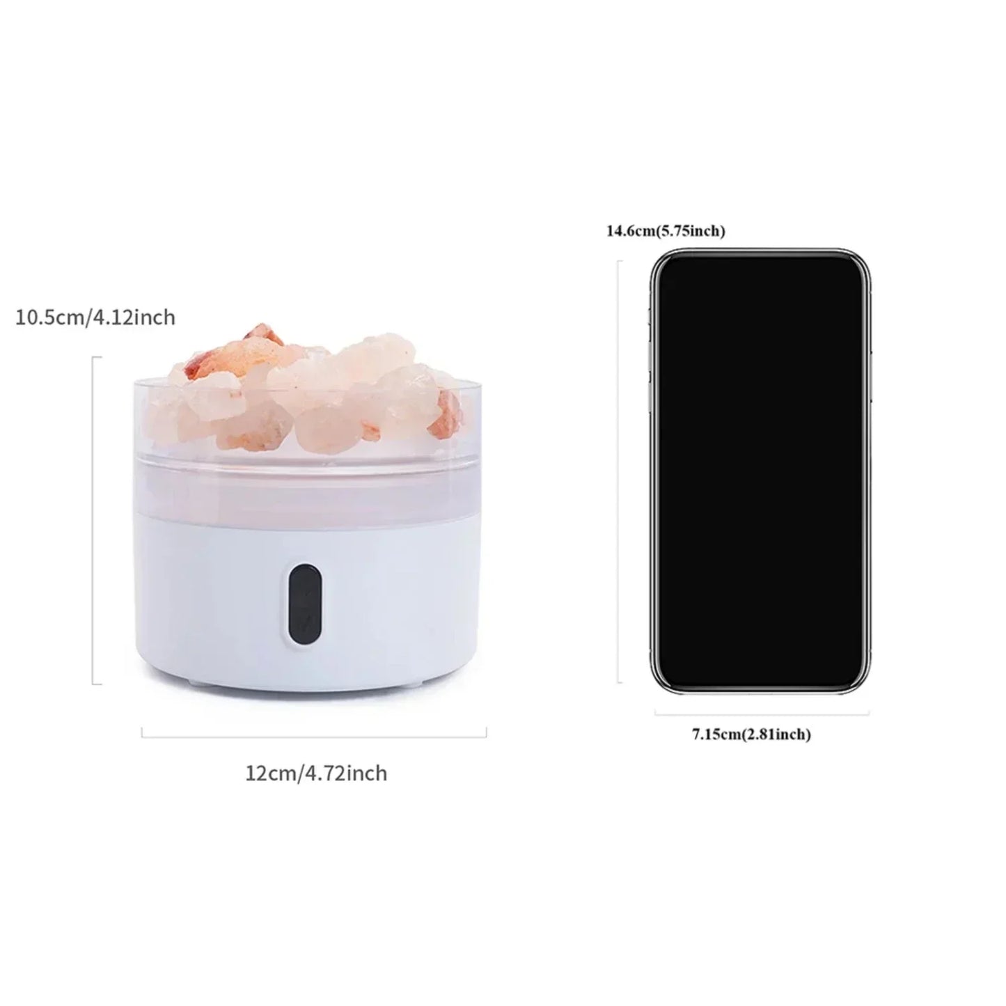 USB Himalayan Salt Lamp Diffuser and Essential Oil Humidifier