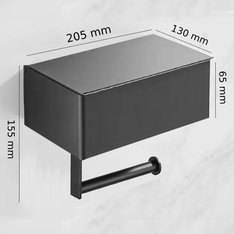 Stainless Steel Toilet Paper Holder with Storage Compartment